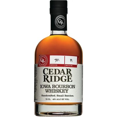 Cedar Ridge Iowa Bourbon Whiskey - Whiskey - Publicité Cedar Ridge Iowa Bourbon Whiskey - Whiskey - Publicité