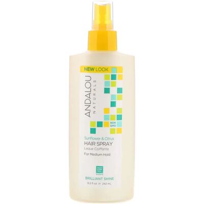 Andalou Naturals Sunflower Citrus Hair Spray - Hair Spray Andalou Naturals Sunflower Citrus Hair Spray - Hair Spray