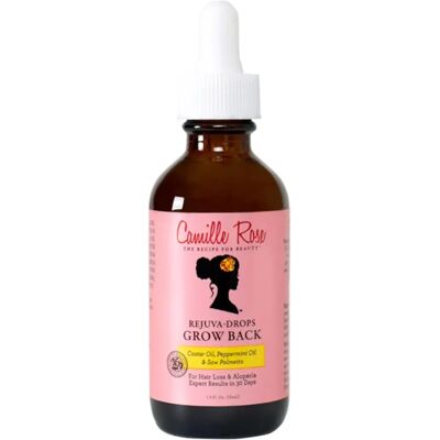 Camille Rose Rejuva Drops - Élixir capillaire anti-caída - Publicité Camille Rose Rejuva Drops - Élixir capillaire anti-caída - Publicité