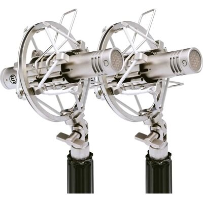 Warm Audio WA-84-OC-N-ST Stereo Microfoon Set - Condensator, Nickel Finish Warm Audio WA-84-OC-N-ST Stereo Microfoon Set - Condensator, Nickel Finish