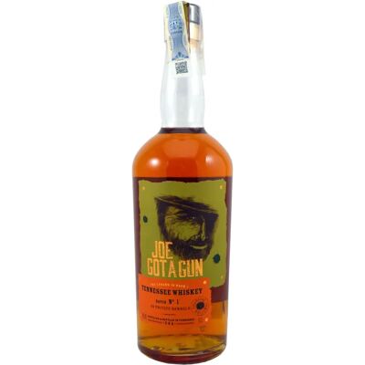 Joe Got A Gun Tennessee Whiskey - Lot N°1-3 - 40% - 0,7l - Publicité Joe Got A Gun Tennessee Whiskey - Lot N°1-3 - 40% - 0,7l - Publicité