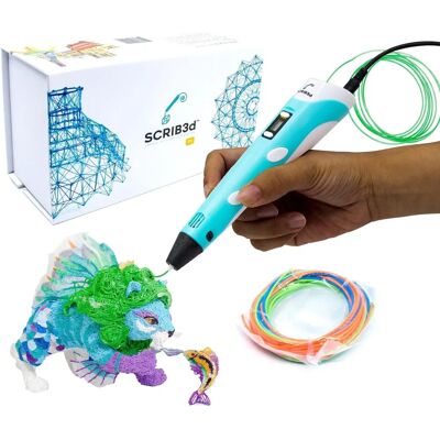 SCRIB3D - P1 - Écran - PLA Starter - Stylo 3D - Publicité SCRIB3D - P1 - Écran - PLA Starter - Stylo 3D - Publicité