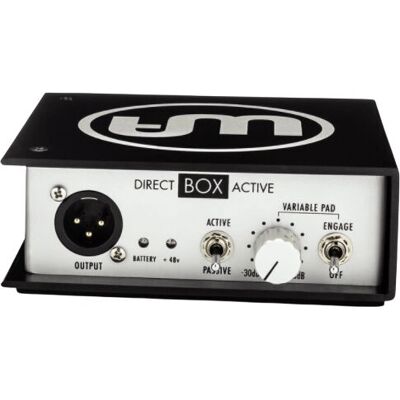 Warm Audio WA-DI-A Aktiv & Passiv Direct Box - Schwarz, Weiß Warm Audio WA-DI-A Aktiv & Passiv Direct Box - Schwarz, Weiß