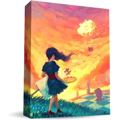 Marke Modell Kunstwettbewerb Leinwand - Spiel Marke Modell Kunstwettbewerb Leinwand - Spiel