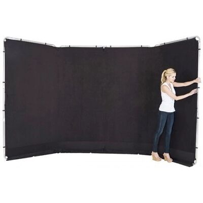 Lastolite - LB7621 - 4 m - Noir - Backdrop - Publicité Lastolite - LB7621 - 4 m - Noir - Backdrop - Publicité