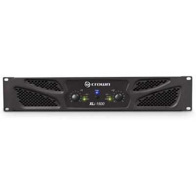 Amplificateur Crown XLi 1500 - 2.0 canaux - Noir - Publicité Amplificateur Crown XLi 1500 - 2.0 canaux - Noir - Publicité