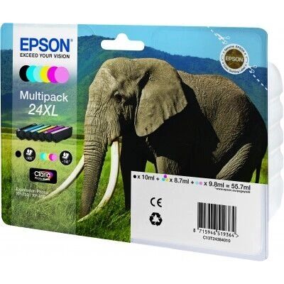 Epson Epson 24XL Multibakke - Blækpatron til fotoudskrivning Epson Epson 24XL Multibakke - Blækpatron til fotoudskrivning