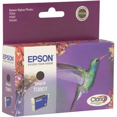 Epson - T08014010 - Černá - Kazeta inkoustu Epson - T08014010 - Černá - Kazeta inkoustu