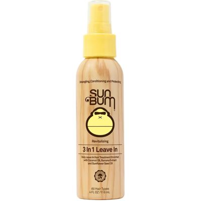 Sun Bum 3 en 1 Traitement capillaire sans rinçage, 4 oz - Publicité Sun Bum 3 en 1 Traitement capillaire sans rinçage, 4 oz - Publicité