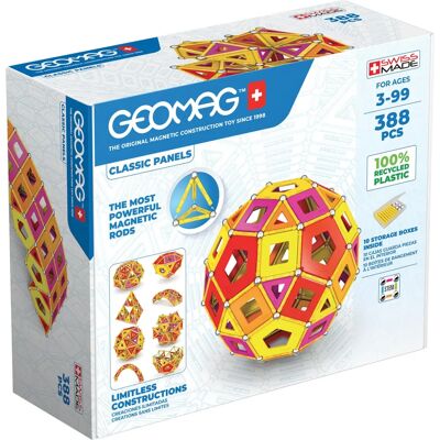 Geomag Classic Panels RE Warm Masterbox - Magneettinen rakennuslelu Geomag Classic Panels RE Warm Masterbox - Magneettinen rakennuslelu