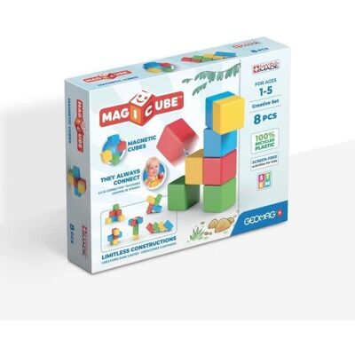 Geomag Magicube Kreativt Set - Byggesteiner 8 stk Geomag Magicube Kreativt Set - Byggesteiner 8 stk