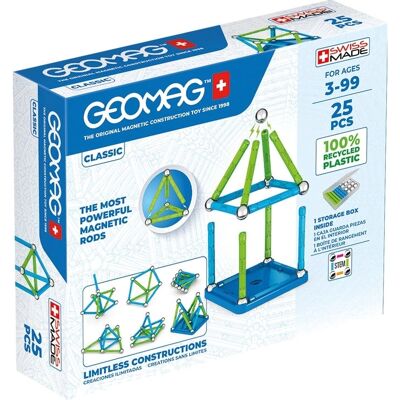Geomag Classic GM275 Grüne 25-teiliges Magnetset - Fidget Spielzeug Geomag Classic GM275 Grüne 25-teiliges Magnetset - Fidget Spielzeug