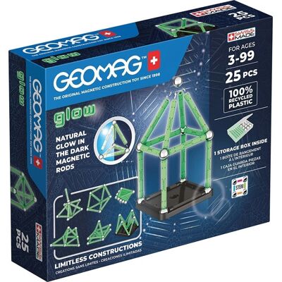 Geomag Glow Resirkulert Magnet Byggesett - Byggesett Geomag Glow Resirkulert Magnet Byggesett - Byggesett