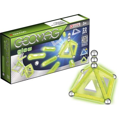 Geomag Glow 22-elementowy magnetyczny zestaw konstrukcyjny - Zabawka Geomag Glow 22-elementowy magnetyczny zestaw konstrukcyjny - Zabawka