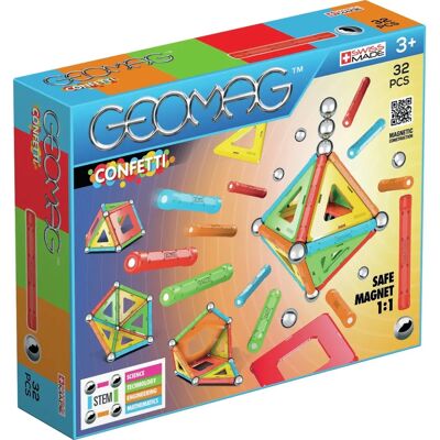 Geomag GM350 Confetti Magnetisch Constructiespel - 6+ jaar Geomag GM350 Confetti Magnetisch Constructiespel - 6+ jaar