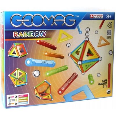 Geomag Tęcza 32p Magnetyczny Zestaw Geomag Tęcza 32p Magnetyczny Zestaw