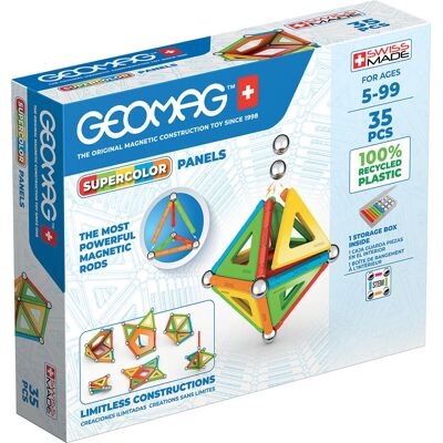 Geomag SuperColor Paneler Resirkulert Magnet Leketøy - Byggesett Geomag SuperColor Paneler Resirkulert Magnet Leketøy - Byggesett