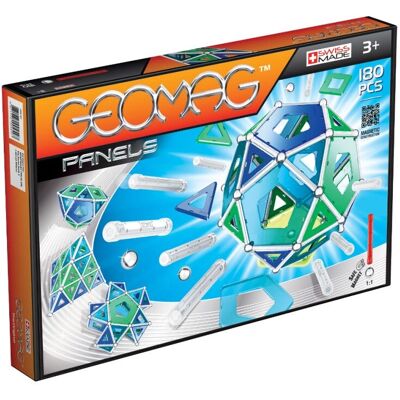 Geomag Panels 180 pièces - Blocs Magnétiques Geomag Panels 180 pièces - Blocs Magnétiques