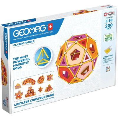 Geomag - Magnetic Building Set 200 Pieces - Fidget Toy Geomag - Magnetic Building Set 200 Pieces - Fidget Toy