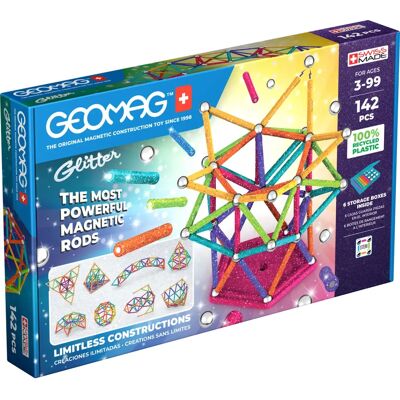 Geomag GM537 Recyklingowy Glitter Magnetyczna Zabawa Budowlana - Fidget Toy Geomag GM537 Recyklingowy Glitter Magnetyczna Zabawa Budowlana - Fidget Toy