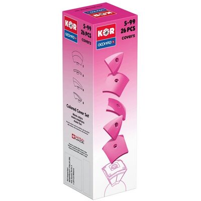 Set de Cubiertas Rosa para Huevos Geomag Kor - Juguete Magnético Set de Cubiertas Rosa para Huevos Geomag Kor - Juguete Magnético