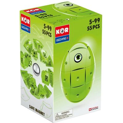 Geomag KOR 2.0 Pantone 375 Vert 55 pcs - Kit de construction magnétique - Publicité Geomag KOR 2.0 Pantone 375 Vert 55 pcs - Kit de construction magnétique - Publicité