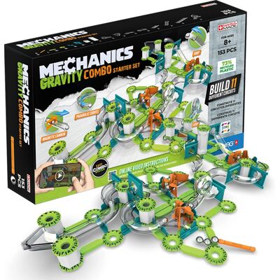 Geomag Mechanical Recycled Combo - 153 Parts - Construction Toy Set Geomag Mechanical Recycled Combo - 153 Parts - Construction Toy Set
