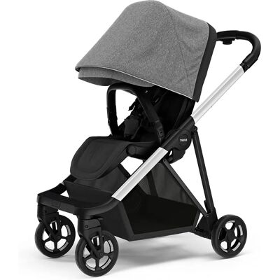 Thule, Cărucior combinat, Shine cu Cybex Cloud Z2 i-Size și Base Z2 - Melange Gri/Aluminiu Thule, Cărucior combinat, Shine cu Cybex Cloud Z2 i-Size și Base Z2 - Melange Gri/Aluminiu