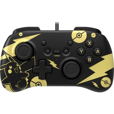 Hori HORIPAD Mini - Pokémon: Pikachu Black/Gold Hori HORIPAD Mini - Pokémon: Pikachu Black/Gold