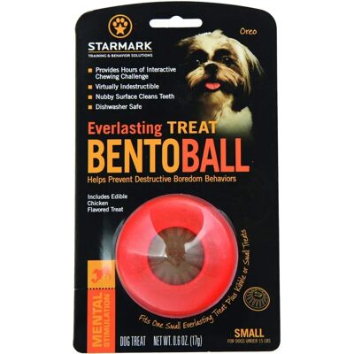 Jouet pour chien Starmark Bento Ball - Orange - Petit - Publicité Jouet pour chien Starmark Bento Ball - Orange - Petit - Publicité