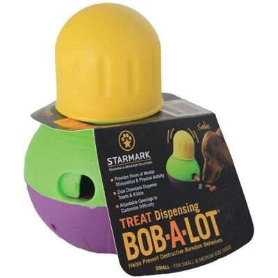 Starmark Treat Dispensing Bob-A-Lot Hondenspeeltje - Klein Starmark Treat Dispensing Bob-A-Lot Hondenspeeltje - Klein