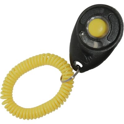 Starmark Pro-Training Clicker - zwart / geel - Training Clicker 6X4 CM Starmark Pro-Training Clicker - zwart / geel - Training Clicker 6X4 CM