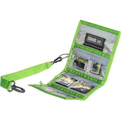 Think Tank Secure Pocket Rocket - Caz de Card de Memorie - Verde Think Tank Secure Pocket Rocket - Caz de Card de Memorie - Verde