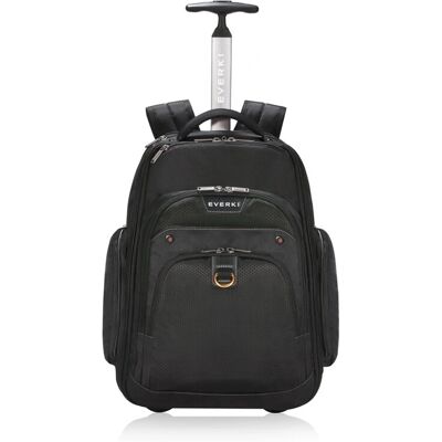 Sac à dos Atlas Everki avec roues - Noir, Orange - Publicité Sac à dos Atlas Everki avec roues - Noir, Orange - Publicité