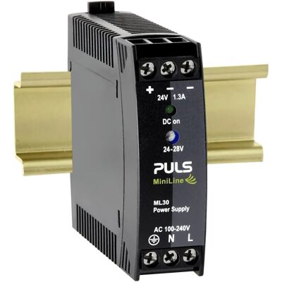 Fuente de alimentación DIN MiniLine ML30.241 - 24V 1.3A 30W Fuente de alimentación DIN MiniLine ML30.241 - 24V 1.3A 30W
