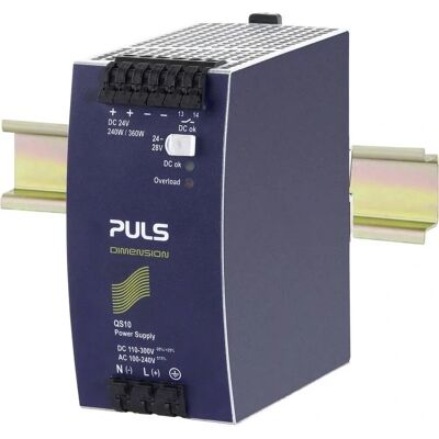 PULS QS10.241-D1 Fuente de alimentación - 24V, 10A, 240W Carril DIN PULS QS10.241-D1 Fuente de alimentación - 24V, 10A, 240W Carril DIN