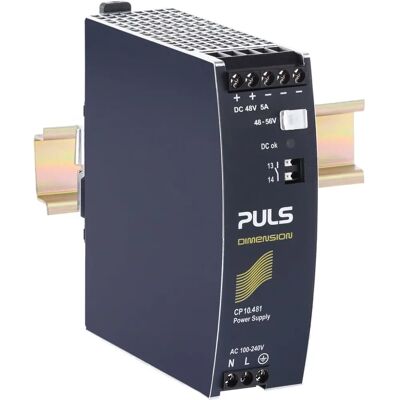 Alimentatore PULS CP10.481 - 48V DC, 1 uscita, guida DIN Alimentatore PULS CP10.481 - 48V DC, 1 uscita, guida DIN