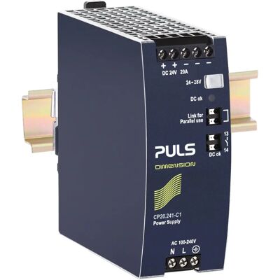 DIN Rail Voeding PULS CP20.241 - 20A 480W DIN Rail Voeding PULS CP20.241 - 20A 480W