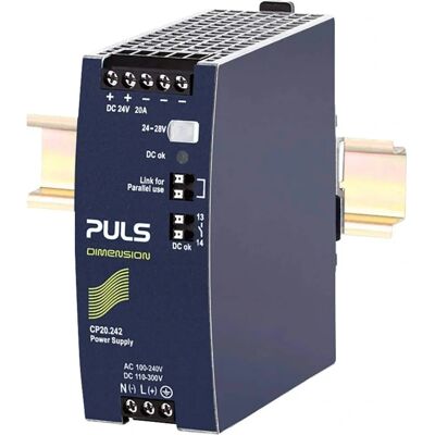 Fuente de alimentación Rail DIN 24V 20A 480W - Power Supply Fuente de alimentación Rail DIN 24V 20A 480W - Power Supply