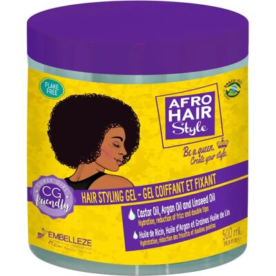 Novex Afrohair Haarstyling Gel - Vorm, licht en fixeer krullen Novex Afrohair Haarstyling Gel - Vorm, licht en fixeer krullen