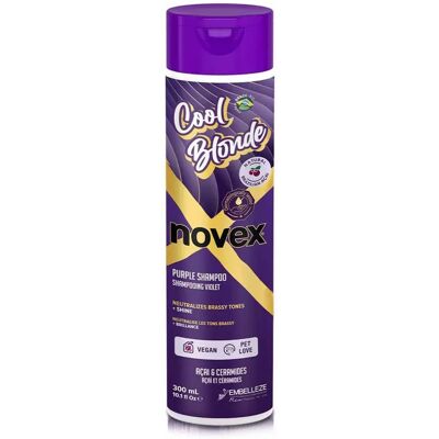 Novex Cool Blonde 300ml - Violet Shampoo for Blonde Hair Novex Cool Blonde 300ml - Violet Shampoo for Blonde Hair