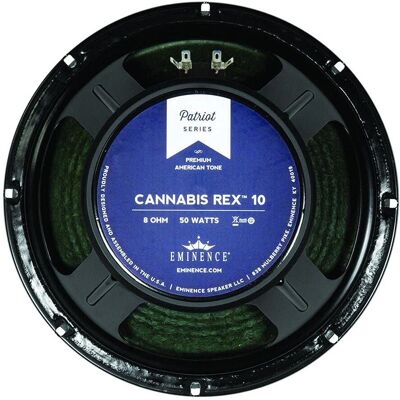 Eminence Cannabis Rex 10 A Høyttaler - 10 tommer, 50W, 8 Ohm Eminence Cannabis Rex 10 A Høyttaler - 10 tommer, 50W, 8 Ohm