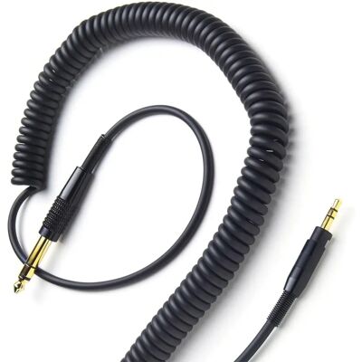 V-Moda CoilPro Koptelefoonkabel - Crossfade Serie, 3,6m, Zwart V-Moda CoilPro Koptelefoonkabel - Crossfade Serie, 3,6m, Zwart