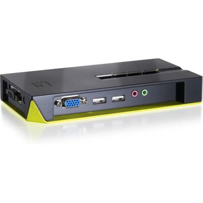LevelOne KVM-0421 USB KVM-kytkin - Ohjaa 2 tietokonetta - 2048x1536 LevelOne KVM-0421 USB KVM-kytkin - Ohjaa 2 tietokonetta - 2048x1536