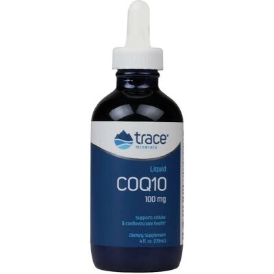 Trace Minerals Liquid CoQ10 Tangerine - 100 mg Trace Minerals Liquid CoQ10 Tangerine - 100 mg