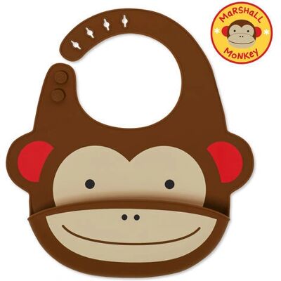 Skip Hop Baby Slab - Beschermt kleding, Verstelbaar, Siliconen, Grote zak - Baby Slab Skip Hop Baby Slab - Beschermt kleding, Verstelbaar, Siliconen, Grote zak - Baby Slab