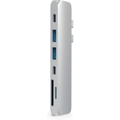 Satechi Argent Station d'accueil MacBook Pro - HDMI 4K & Hub USB-C Satechi Argent Station d'accueil MacBook Pro - HDMI 4K & Hub USB-C