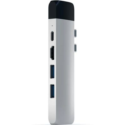 Διπλό USB-C Hub Satechi για MacBook - 4K HDMI, 2 USB, Ethernet - Ασημί Διπλό USB-C Hub Satechi για MacBook - 4K HDMI, 2 USB, Ethernet - Ασημί