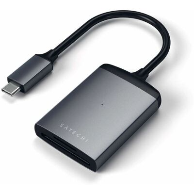 Lettore di schede Satechi Alluminio USB-C UHS-II - Grigio Lettore di schede Satechi Alluminio USB-C UHS-II - Grigio