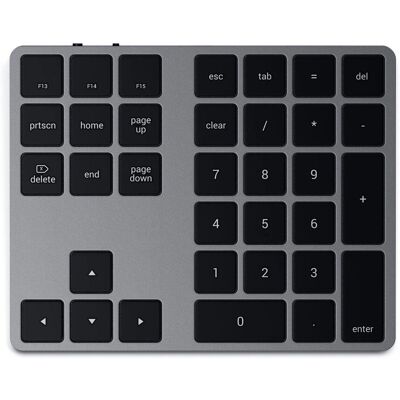 Satechi XLABKM Bluetooth Numerisches Tastenfeld Grau - Nummerntastatur Satechi XLABKM Bluetooth Numerisches Tastenfeld Grau - Nummerntastatur